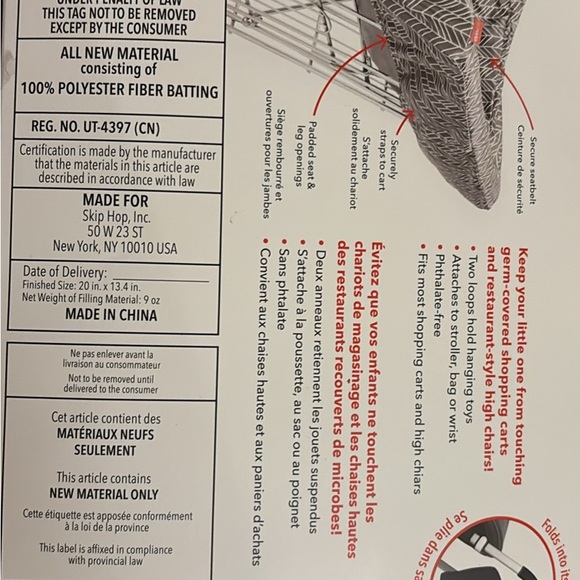 Skip Hop cart and highchair cover NIB - Picture 3 of 3